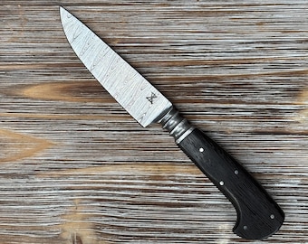 Gamsjaga Damascus knife GJ32 ebony