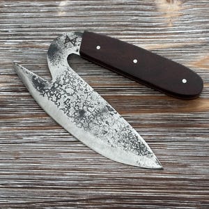 Cuchillo de cocina Gamsjaga GJK10c de madera de nogal