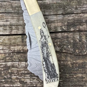Gamsjaga Damascus Pocket Knife GJ7 “Mama Bavaria”