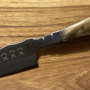 Nóż Cartera Gamsjaga stal węglowa GJ82 róg kozi