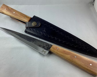 Cuchillo de cocina Gamsjaga GJK7 Madera de olivo