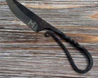 Gamsjaga Carbonstahl GJ01 mittelalter Messer