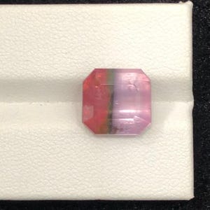 tourmaline bicolor stone natural from Afghanistan 8.09 carats natural