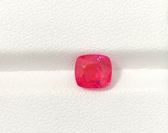 red spinel 2.21 carats from Burma natural 7.1*6.8*4.6mm is  dimensions