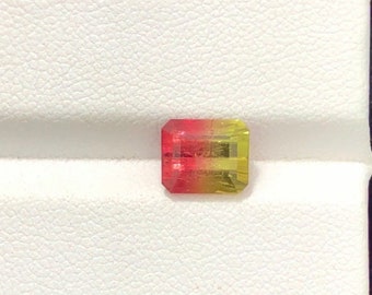 tourmaline bicolour 2.90 carats watermelon