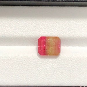 tourmaline bicolour 4.95 carats natural from Afghanistan