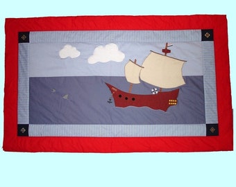 Bedspread "Pirate Ship"