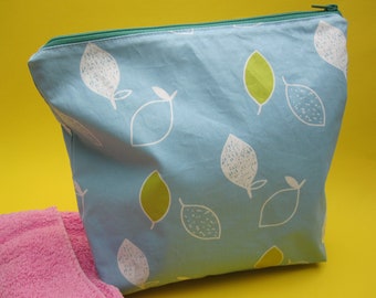 Wetbag, Schwimmtasche, wasserabweisend, beschichtete Baumwolle