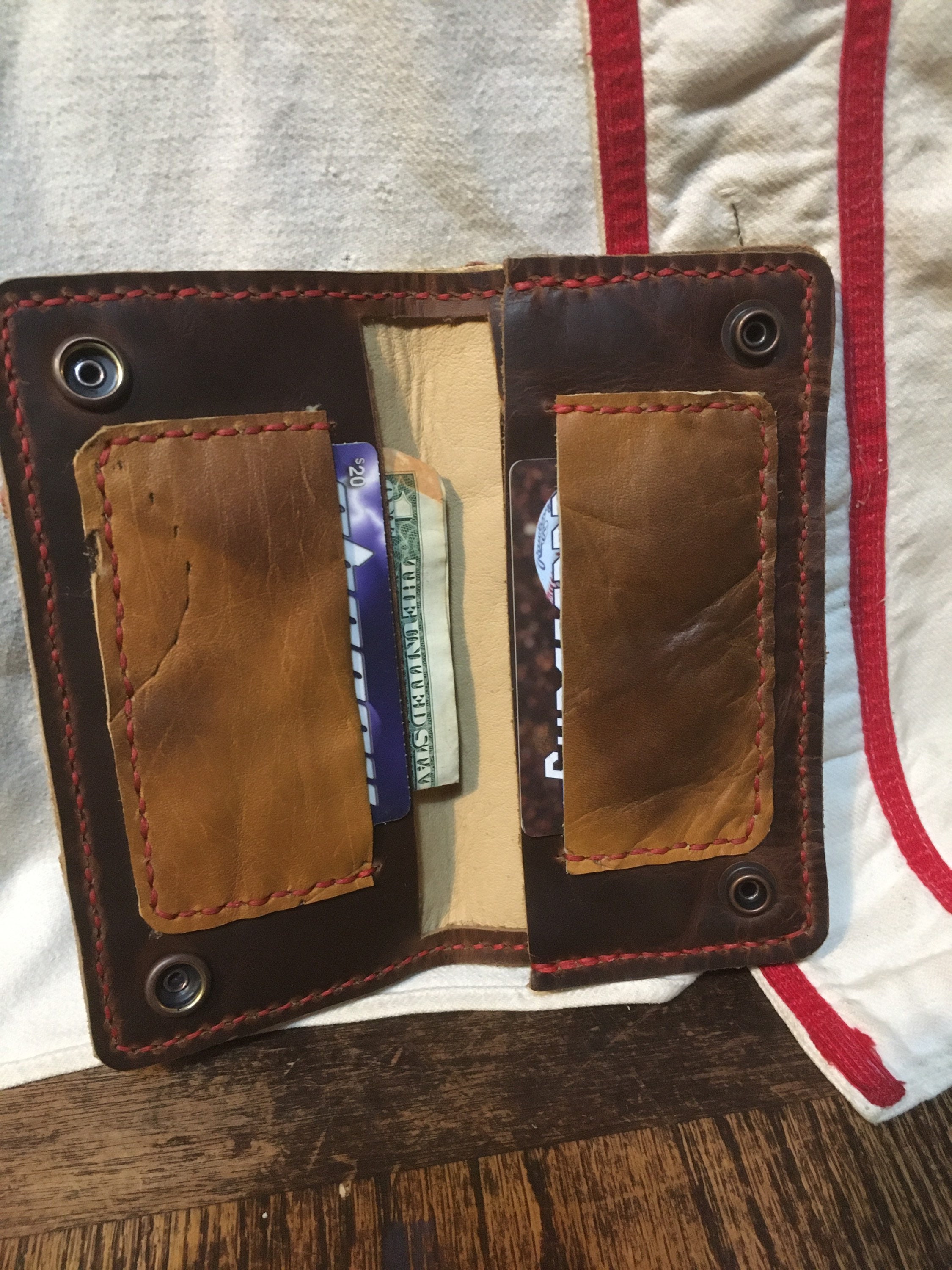 Nolan Ryan Tall Wallet Checkbook