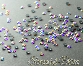 2 Cut AAA CRYSTAL AB SS10 Hotfix iridescent rhinestones