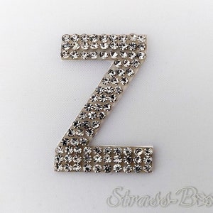 Letras autoadhesivas Chaton / Z / parches de purpurina para pegar cristal