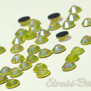 LIME AB SS30 Hotfix DMC Rhinestones Yellow Iridescent