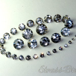 Chaton SS9,5 / PP20 2,6 -2,7 mm CRYSTAL clear glass Rhinestones