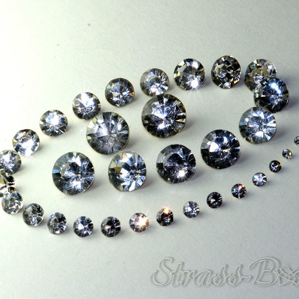 Chaton SS6,5 / PP14 2,0-2,1 mm CRISTAL clair Strasss Strass