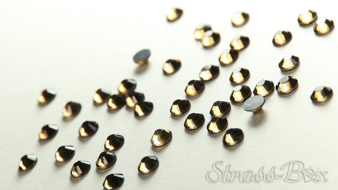 220c 16 *** 40 Strass CarrÉs Anciens (années 60) Fond Conique 1,6mm - Foto 4