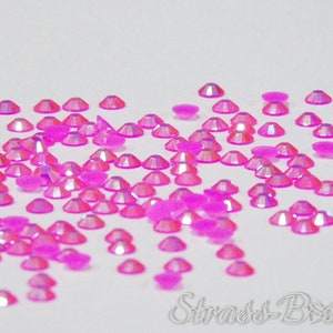 Jelly PINK AB SS20 NON Hotfix Rhinestones to stick on iridescent 5mm