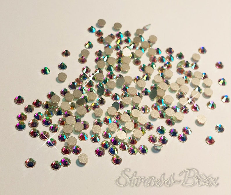 Iridescent Rhinestone Non Hotfix SS20 CRYSTAL AB PREMIUM Iridescent Rhinestones - Etsy