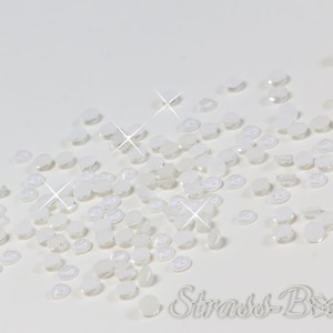 NEON WHITE SS20 Strass termoadhesivo blanco