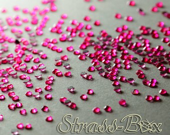 HOT Fashion PINK SS6 Hotfix DMC Rhinestones Pink