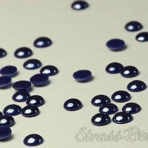 Dark Blue  5 mm Hotfix Ceramic Stones
