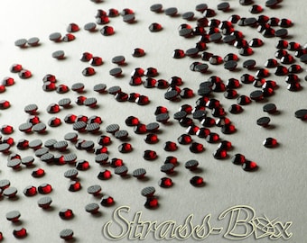 SIAM SS10 Hotfix Basic rhinestones dark red