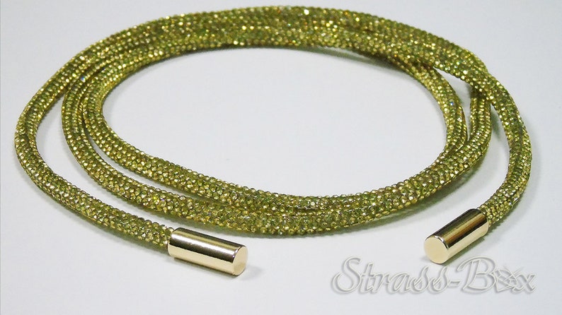 RHINESTONE ROPE / Glitzerkordel für Hoodie 6mm Durchmesser Bild 9