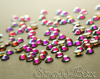 Crystal AB Premium SS20 Hotfix iridescent rhinestones iron on Glas