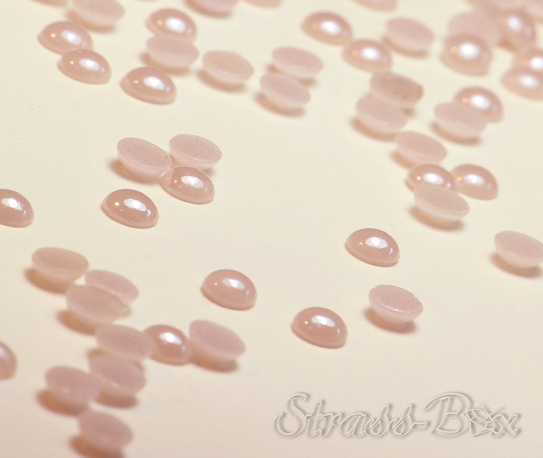 Light Rose AB - Preciosa Non Hotfix Flatback Rhinestones - Hai Trim