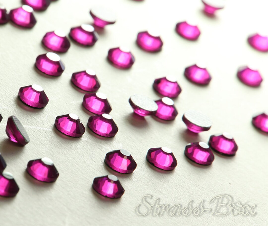 FUCHSIA SS30 Hotfix Basic Rhinestones Pink - Etsy