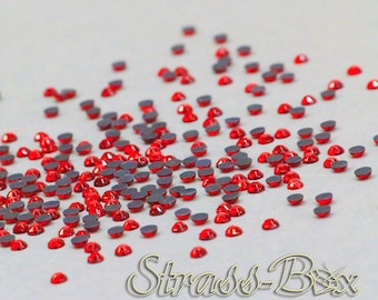 2 Cut AAA LIGHT SIAM SS10 Hotfix red rhinestones