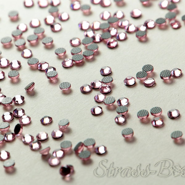 ROUGE POWDER SS10 Hotfix DMC rhinestones pink