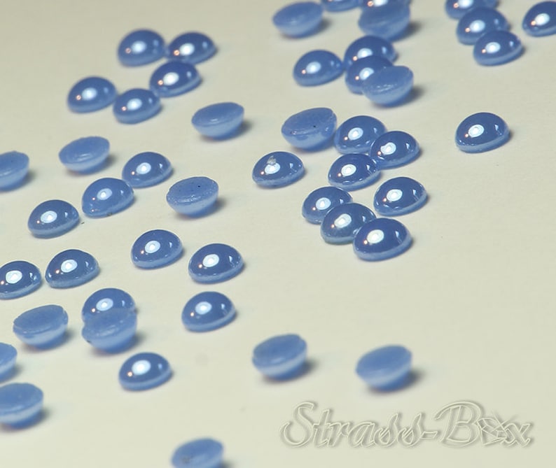 Blue 5 mm Hotfix Ceramic Stones
