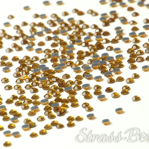 TOPAZ SS6 Hotfix Basic Rhinestones brown