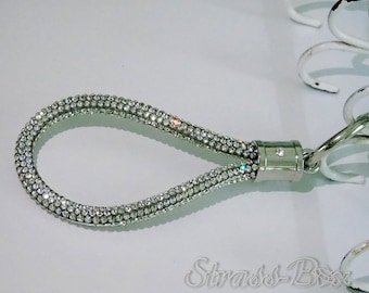 Keyring CRYSTAL in LOOP 20cm / Rhinestone rope
