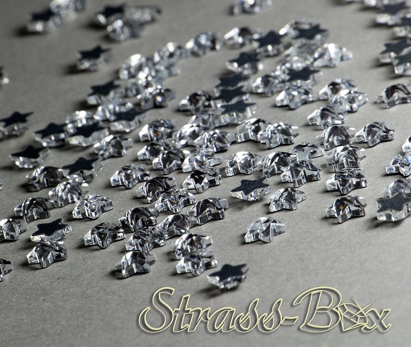 STAR 6mm CRYSTAL Hotfix clear rhinestones