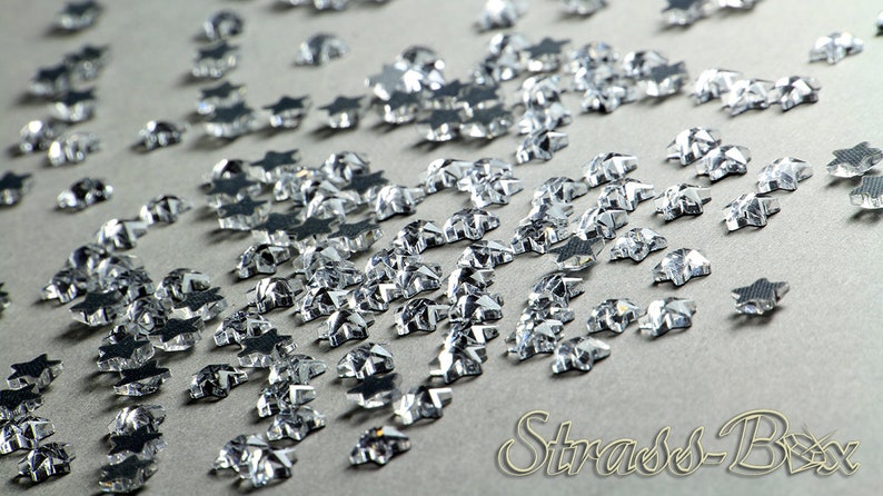 STAR 6mm CRYSTAL Hotfix Clear Rhinestones - Etsy