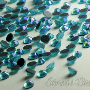 AQUAMARRINE AB SS20 Hotfix DMC rhinestones light blue iridescent