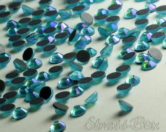 AQUAMARRINE AB SS20 Hotfix DMC rhinestones light blue iridescent