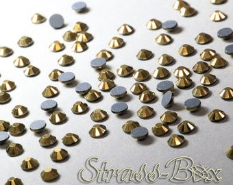 CRYSTAL DORADO SS20 Hotfix DMC Strasssteine Gold