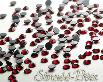 Hotfix Basic SIAM SS20 rhinestones dark red iron on