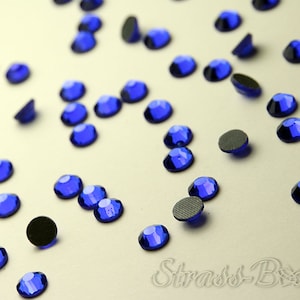 SAPPHIRE SS30 Hotfix DMC rhinestones blue