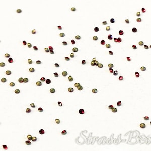 Chaton SS2 /  PP5 1,2 -1,3 mm SIAM glass Rhinestones red