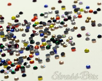 Colormix SS8 Hotfix Dmc Rhinestones colorful