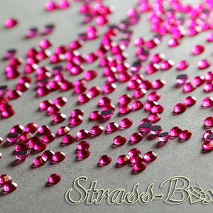 HOT Fashion PINK SS10 Hotfix Basic Strasssteine Pink