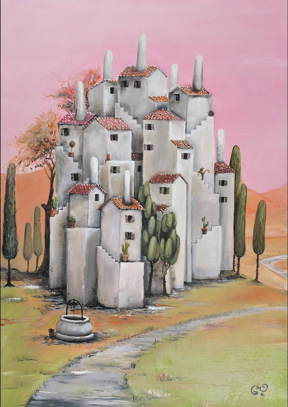 ファンタジー動機手作り高品質アート絵画美しいギフトオリジナルアート 