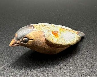 TREMAR Potteries Stoneware CORNWALL, England Original Mid Century 60s Clay Ceramic Figurine Home Decor Handmade, No 3 Robin Collectible Box