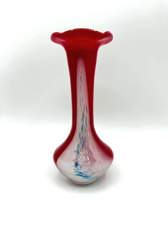 ムラーノガラスの花瓶 美しいミッドセンチュリー 1960年代 - 1970年代