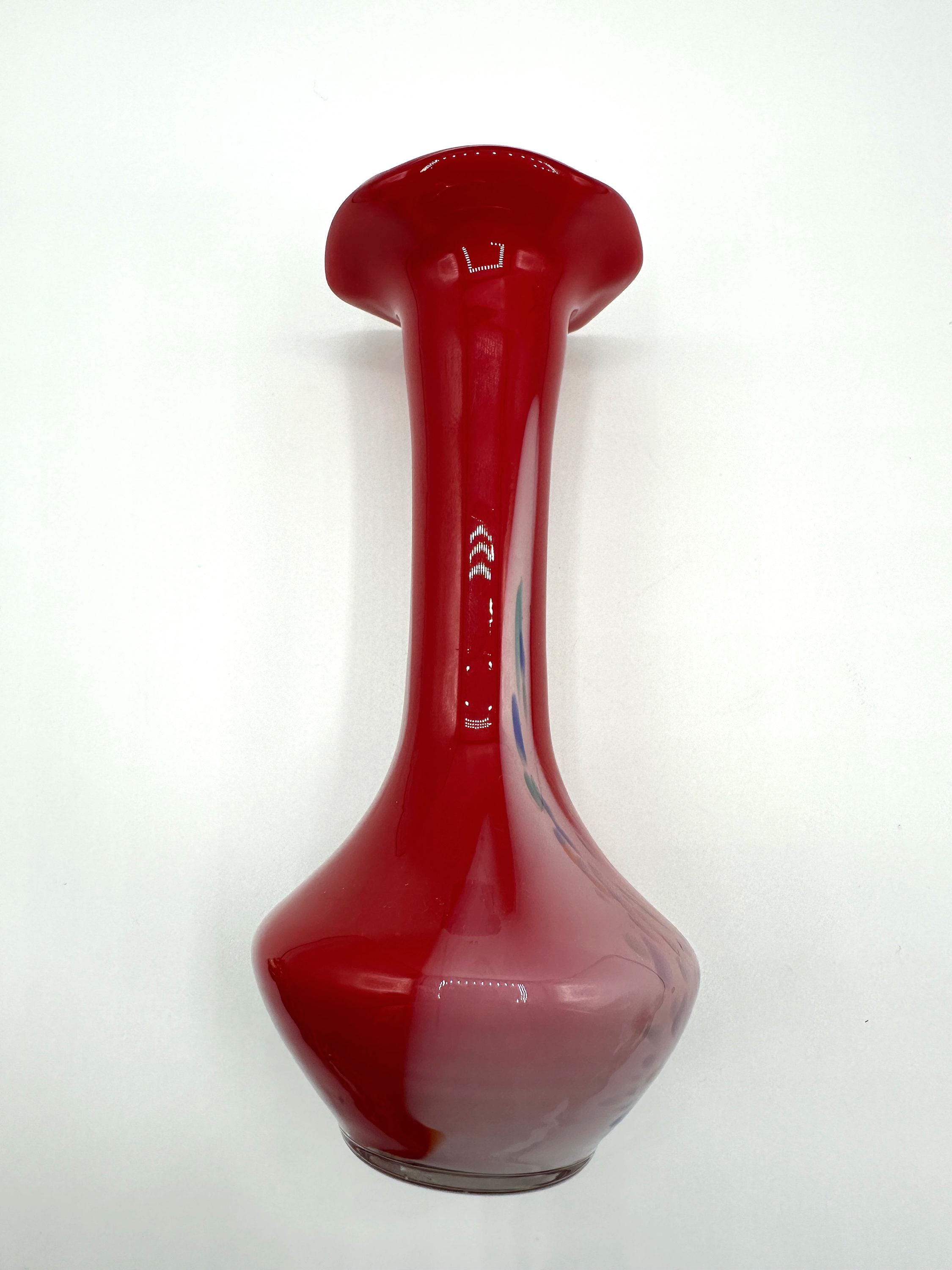 ムラーノガラスの花瓶 美しいミッドセンチュリー 1960年代 - 1970年代