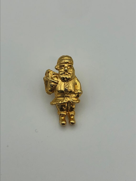 Nicholas Santa Claus tie pin, high quality vintag… - image 1