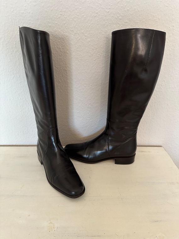 High-quality leather boots made in Italy women's … - image 4